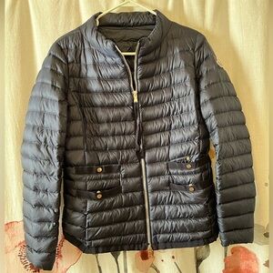 Authentic Moncler Longue Saison Navy Down Quilted Puffer size 3 (US Large)